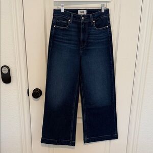PAIGE Anessa Women's Ankle Wide Leg Jeans size 27